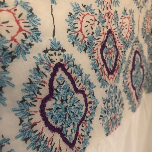 Free people embroidered peasant maxi skirt - Picture 3 of 3